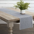 thumbnail image 2 of Ashton & Willow Weathered Red Farmhouse Tabletop Kitchen Harmony Cotton Striped Rectangle 13x72 Runner, 2 of 8