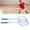 Blue, variant on M Buder Professional Badminton Set Iron Alloy Lightweight Shock Absorption Sports Racket for Beginner Children Adults Blue 28.3x9.8in / 72x25cm