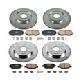 thumbnail image 3 of PowerStop Front and Rear Z23 Evolution Sport Carbon-Fiber Ceramic Brake Pad and Drilled & Slotted Rotor Kit Fits: FORD LINCOLN Select Models K5452, 3 of 10