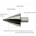 thumbnail image 4 of 5-35mm Step Drill Bit, Round Shank, Titanium Plated (Silver 5-35mm [Round Shank]) for Tool Room, 4 of 4
