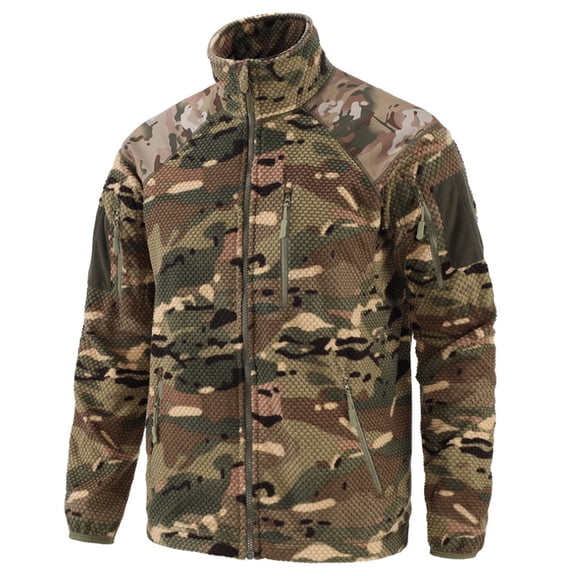 Men's Tactical Fleece SoftShell Jacket Waterproof Winter Coat Zip Up Hoodies bearskin hoodie For Men with Multi-pockets