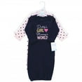 thumbnail image 2 of Hudson Baby Infant Girl Cotton Gowns, Love At First Sight, Preemie/Newborn, 2 of 5