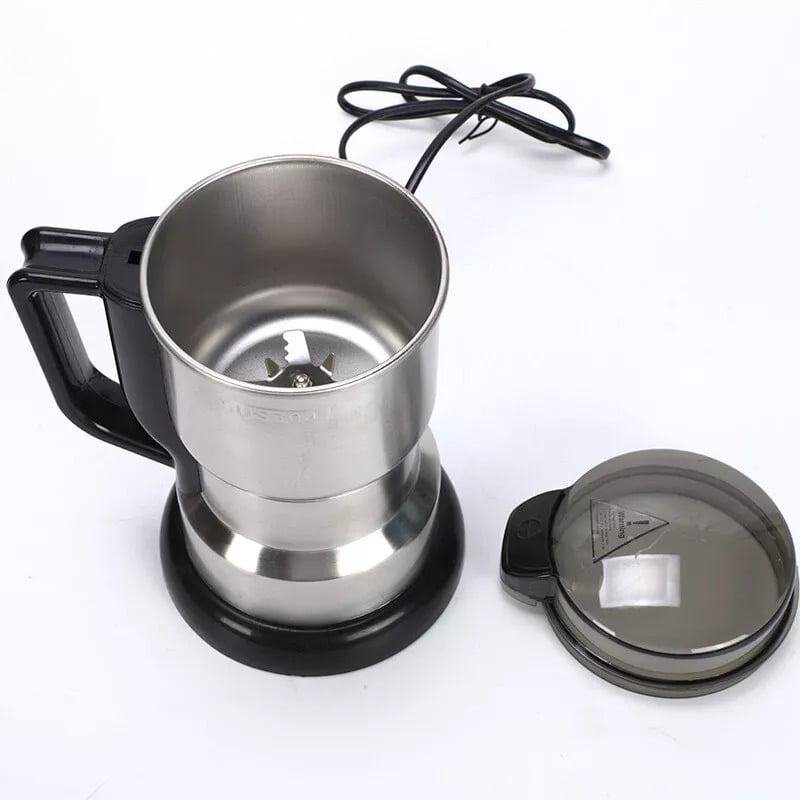 300W Electric Coffee Bean Grinder - Nut, Herb, Spice Crusher & Blender with Stainless Steel Blades, BPA-Free, Large Capacity, Easy to Clean for Kitchen & Home Use