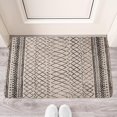 thumbnail image 3 of Absorbent Door Rug Boho Small Rug Non Slip Entryway Throw Area Rug Modern Geometric Doormat Farmhouse Area Rug for Living Room Bedroom Kitchen, 30x17Black/White, 3 of 6