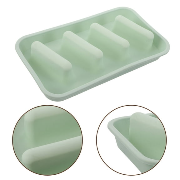 OFFIGAM Green Silicone Taco Holder Tray, Nonslip, , Easy to Clean, Taco Stand for Kitchen, 13.5 x 5.5 x 2.5 inches