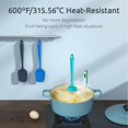 thumbnail image 2 of U-Taste 3PCS Silicone Spatula for Frying Pan Food Grade Silicone Spoon for Kitchen Spatula Non-Stick Cooking Baking Accessories, 2 of 3
