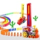 thumbnail image 4 of New Domino Train Car Set Sound Light Automatic Laying Domino Brick DIY Colorful Dominoes, 4 of 5