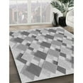 thumbnail image 2 of Ahgly Company Indoor Rectangle Patterned Gray Area Rugs, 2' x 4', 2 of 6