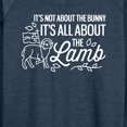 thumbnail image 3 of Instant Message - It's All About The Lamb - Women's Lightweight French Terry Long Sleeve Shirt, 3 of 6