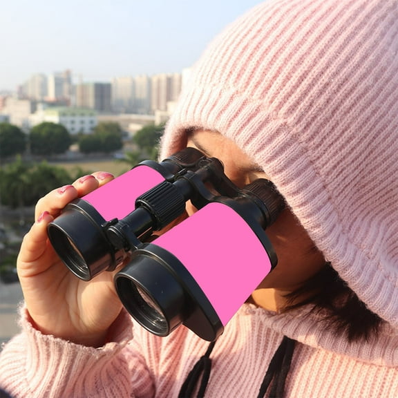 Wdhugt Kids Binoculars Toy Outdoor Plastic Toys Glasses for Age 3-12 Years Old Boys Girls Bird Educational Learning Hunting Hiking Birthday Presents