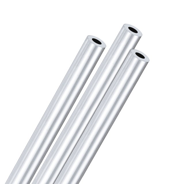 Tubo redondo de aluminio 6063 en paquete de 3, 8mmx14mm (IDxOD) 300mm de longitud
