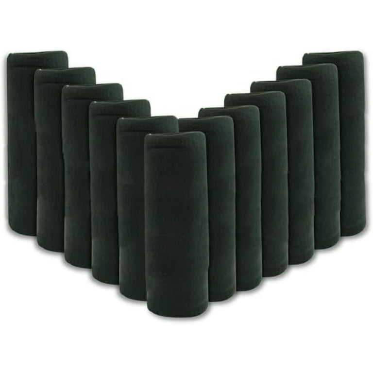 Walmart 24 Pack Warm Soft Large Seasonal 60 L x 50 W Fleece Throw Blankets in Dark Green Walmart