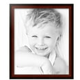 thumbnail image 2 of ArtToFrames 20" x 24" Matte mahogany Diploma Picture Frame, 20x24 inch Brown Wood Poster Frame (WOM-5108), 2 of 7
