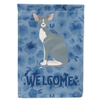 Carolines Treasures CK5051GF Peterbald Cat Welcome Flag Garden Size Small multicolor