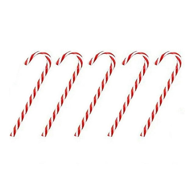 Árbol De Navidad Caramelo Falso Piruleta Bastón Diy Decoraciones Colgantes Rojo Blanco Año Nuevo Colgante Regalo 5 Uds Inevent HA043621-03