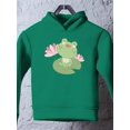 thumbnail image 3 of Cute Frog On Water Lily Hoodie Toddler -Image by Shutterstock,  2 Toddler, 3 of 4