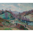 thumbnail image 2 of Armand Guillaumin 23x20 Gold Ornate Framed and Double Matted Museum Art Print Titled - Le Pont Charaud, Creuse (circa 1898), 2 of 4