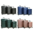 thumbnail image 2 of Dejuno Luna Lightweight 3-Piece Hardside Spinner Luggage Set - Green, 2 of 2