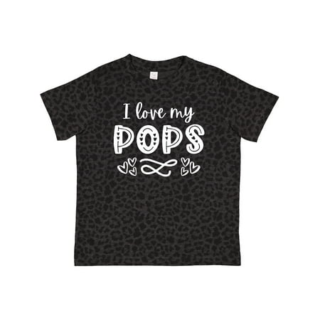 

Inktastic I Love My Pops with Hearts Gift Toddler Boy or Toddler Girl T-Shirt