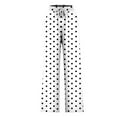 thumbnail image 6 of ClodeEU Women's Polka Dot Drawstring Wide Leg Pants With Pockets,Loose Casual Pant White,Womens Plus XXXL, 6 of 6