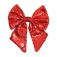 thumbnail image 2 of Kugisaki Christmas Sequin Bow Decorations, 9 x7 Inch Glitter Bows for Christmas Tree Topper Door Fireplace Stairs, Xmas Decorative Bows Ornaments for Home Christmas Party Supplies, 2 of 6