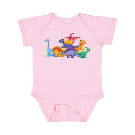 

Inktastic Cute Dinosaurs Gift Baby Boy or Baby Girl Bodysuit