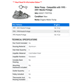 thumbnail image 2 of Water Pump - Compatible with 1995 - 2001 Mazda Protege 1996 1997 1998 1999 2000, 2 of 2
