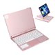 thumbnail image 4 of Funda Para Tableta Con Teclado, Cubierta De Teclado Con Panel Táctil De Plástico, Oro Rosa, Compacto, Portátil, 2 Modos De Retroiluminación Para Tableta IOS De 10,9 Pulgadas, 4 of 7