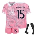 thumbnail image 1 of 24-25 Home Jerseys Sports Team Uniform Set Football Training Suit Set Three-piece Sets "15" Child 26 #129C, 1 of 7