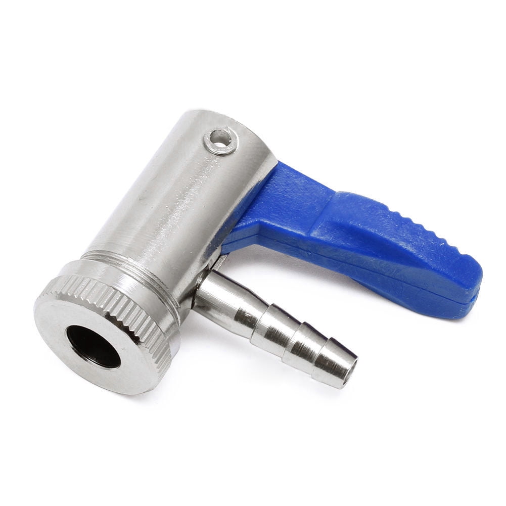 6mm ThumbLock Air Chuck For Motor Vehicles Tyre Inflating Clipon Quick Connector Tool