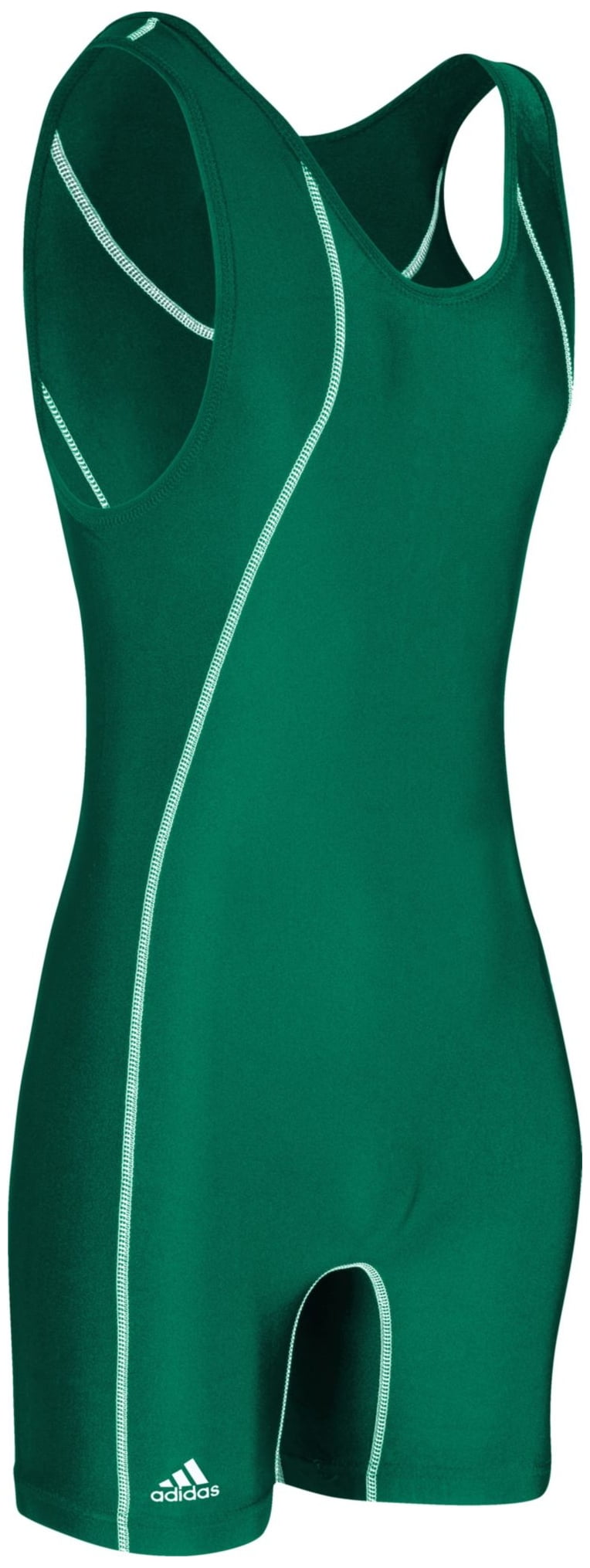 adidas Adult Wrestling Singlet (Hunter Green, XXL)