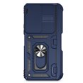 thumbnail image 2 of for Samsung Galaxy Z Fold6 Heavy Duty Case, Rugged Military Grade Shockproof Support Magnetic Car Mount Case with Camera Lens Sliding Cover Ring Holder Stand Hinge Protection Case, Blue, 2 of 11