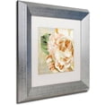 thumbnail image 2 of Trademark Fine Art "Camellias I" Canvas Art by Color Bakery White Matte, Silver Frame, 2 of 4