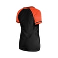thumbnail image 4 of Women's New Era  Black San Francisco Giants Gameday V-Neck T-Shirt, 4 of 4