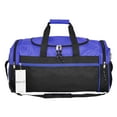 thumbnail image 2 of DALIX 21" Blank Sports Duffle Bag Gym Bag Travel Duffel with Adjustable Strap in Royal Blue, 2 of 7