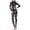 v#111Black339, variant on Women Jumpsuits Solid Color 1Pc Slim Fit Shiny Leather Long Sleeve Crew Neck Ankle Length Sheath For Outdoor Play Sweet Overalls,Gold,S