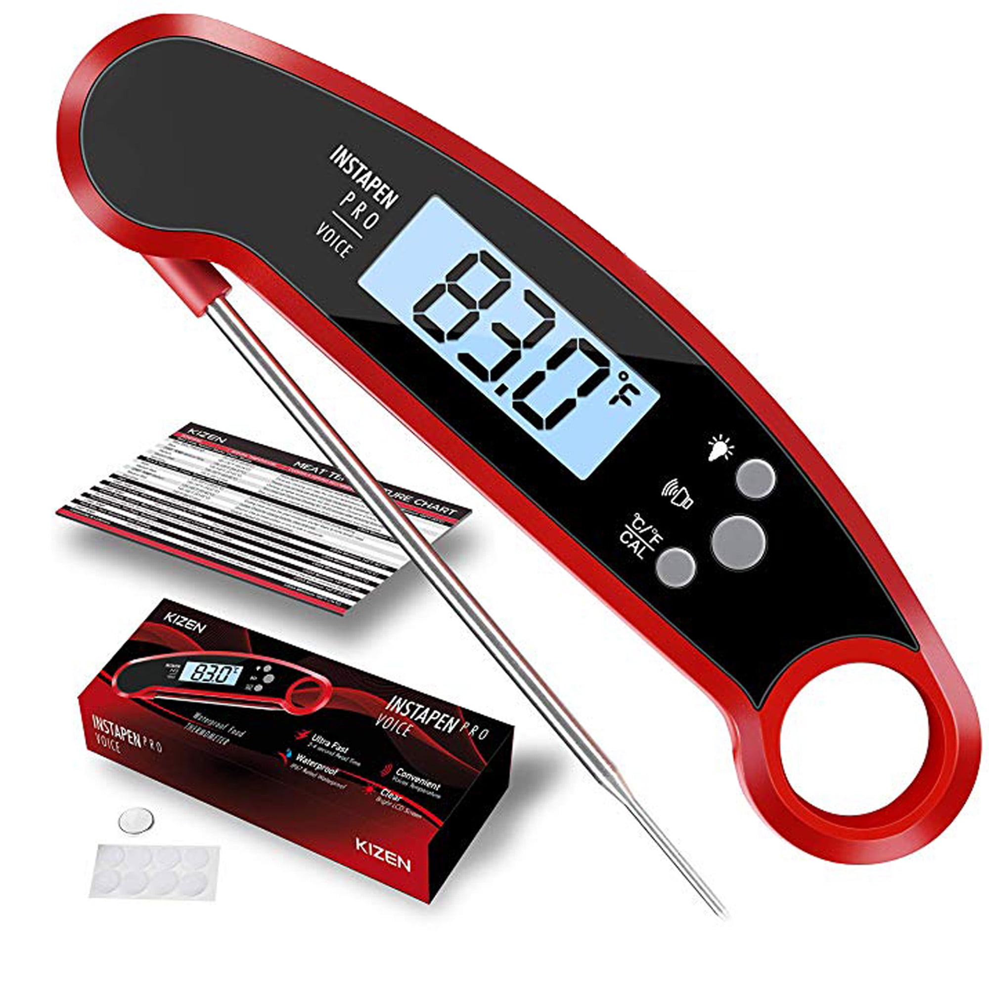NK HOME Instant Read Meat Thermometer Best Waterproof Thermometer