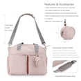 thumbnail image 6 of SPEKSEE Diaper Bag Tote with Pacifier Holder Case for Mom and Dad, Multi-Function Travel Diaper Bag with Adjustable Shoulder Strap and Insulated Pockets, 6 of 7