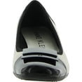 thumbnail image 3 of Anne Klein Waverly Wedge Pump Heels for Women, Slip on Shoes with Cap Toe Design, Padded Footbed, Textile Upper and Fabric Lining, 3 of 3