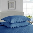 thumbnail image 4 of MarCielo 3Pcs 100% Cotton Oversized Quilt Bedspread Coverlet Set TK, 4 of 7