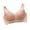 Orange, variant on Bigersell Nylon Lace V-Neck Wireless Bras Women Push up Padded Bra Comfort Wide Strap Wire-Free Bra Hook and Eye Closure Female Everyday Bras No Underwire, Style-R-2, Red S