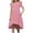 Pink, variant on Edvintorg Girls' Dresses Fashion Flying Sleeve High Low formal Dresses for Wedding Party 5-14 Years Girls Summer Dresses with Pocket