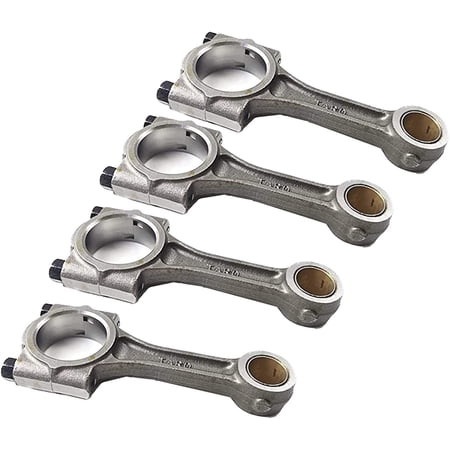 Seapple 4pcs Connecting Rod 15694-22010 Compatible with Kubota ZB400 ZB500 ZB600 Z500 Z600 D650 D750 D850 D950 V1200 Engine