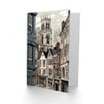thumbnail image 2 of Shambles Street Cityscape with York Minster Towers Travel Birthday Greeting Card Plus Envelope Blank inside, 2 of 3