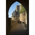 thumbnail image 2 of Carcassonne Castle through Archway Wall Mural by Wallmonkeys Peel and Stick Graphic (18 in H x 12 in W) WM94925, 2 of 4