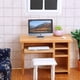 thumbnail image 4 of 1:12 Compact Computer Desk W/Keyboard Tray Kit for Bedroom Office Study Table, 4 of 5