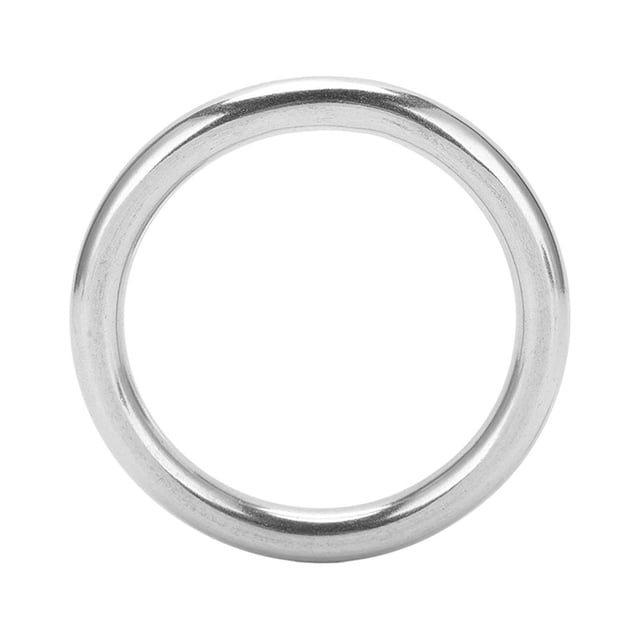 Juntas tóricas de acero inoxidable, 10 mm/0,4 in, para uso marino, herrajes para embarcaciones, hamacas y yoga, paquete de 10, longitud de 90 mm/3,5 in