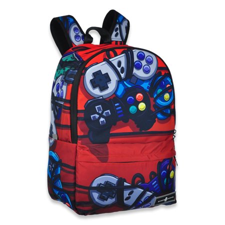 Space Junk Boys' Super Gamer Backpack - red, one size
