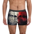 thumbnail image 2 of Bingfone Red And White Screaming Demon Skull Men's Underwear - Casual Stretch Boxer Briefs-Large, 2 of 7