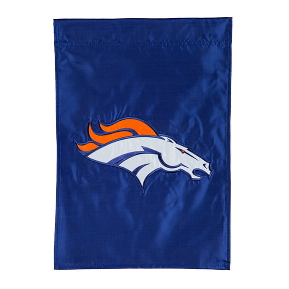 Denver Broncos 12.5" x 18" Double-Sided Garden Flag